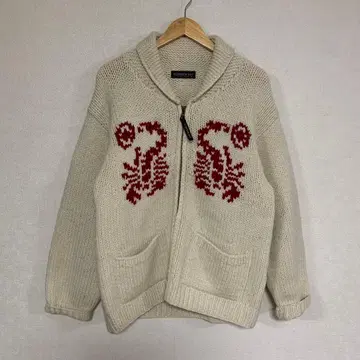 SCORPION BAY 집업 카우친 니트 M