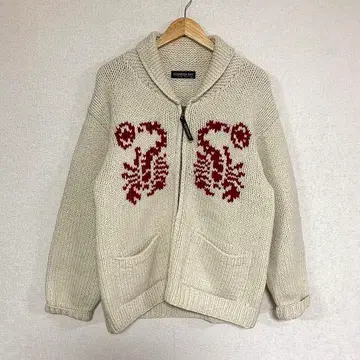 SCORPION BAY 집업 카우친 니트 M