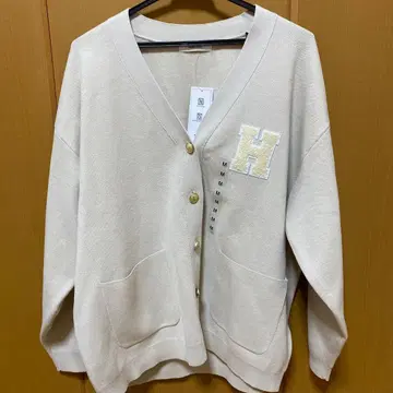 GLOBAL WORK 베이지 가디건 M 사이즈