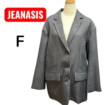 JEANASIS 백 개더 테일러드 자켓 지나시스