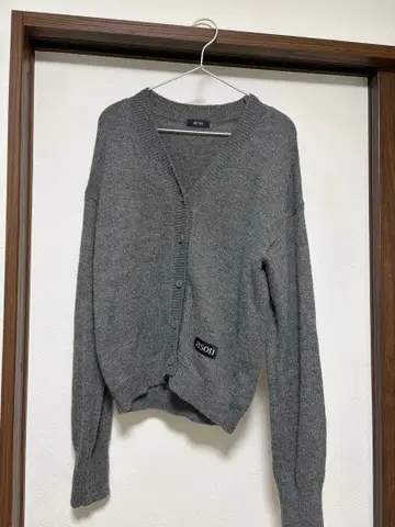 [ 미사용 새상품 ] as'on 그레이 긴팔 가디건