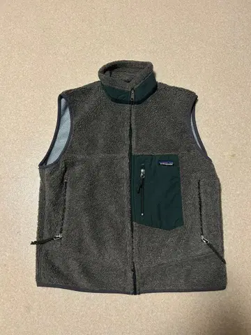 90s 파타고니아 USA 플리스 베스트 그레이