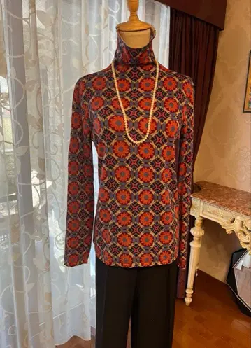 에트로 44 터틀 패턴 니트