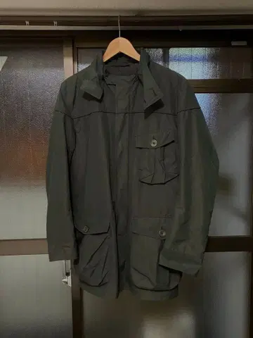 질 샌더 jil sander 다크 그린 밀리터리 자켓