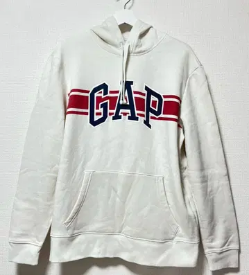 GAP 화이트 M 사이즈 후드티 속기모 미사용 새상품