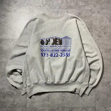 00's 챔피온 프리미엄 리버스 위브 백 프린트 맨투맨