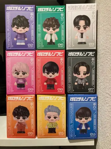 SnowMan 스노우 칠 소프트 비닐 ON 9체 세트