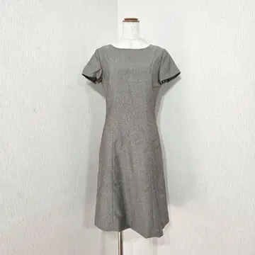 인터페이스 (9AR) 고급 미라인 원피스 반팔 안감 포함 출퇴근 포멀