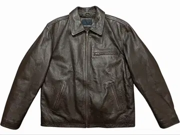 다크 브라운 싱글 라이더 자켓