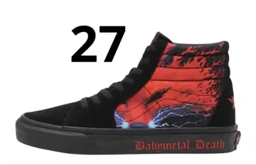 BABYMETAL x Vans Sk8-Hi 27cm