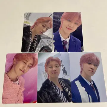 SEVENTEEN DREAM 초회반 봉입 트레이딩 카드 5종 컴프 민하오