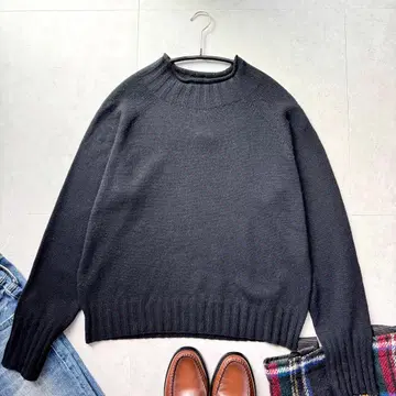 마가렛호웰 긴팔 니트 롤넥 울 일본제