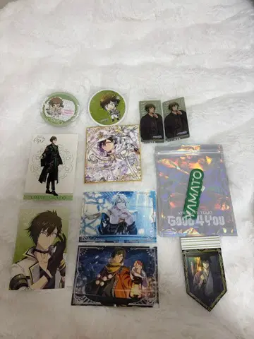 아이나나 니카이도 야마토 야오토메 가쿠 브로마이드 G4Y 색지 코스터