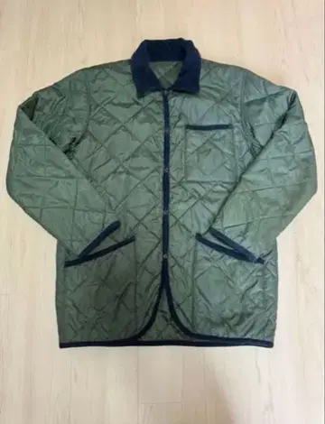 LAVENHAM풍 퀼팅 자켓 그린 바버 라벤햄