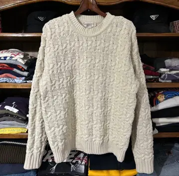 Abercrombie & Fitch 케이블 니트 스웨터 L