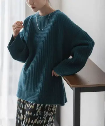 이번 시즌.noble 빅 니트 그린