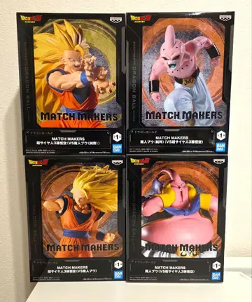 드래곤볼 MATCH MAKERS 피규어 4체 세트
