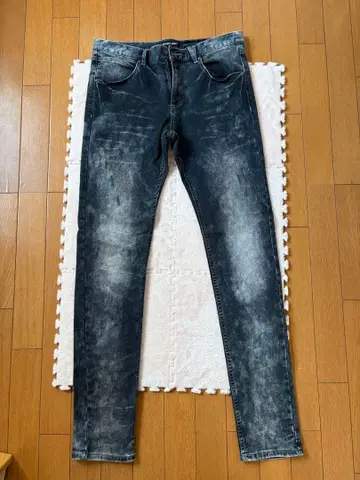 SemanticDesign 케미컬 블리치 스키니 데님 L