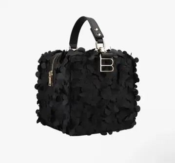 Bibiy B. FLORET BOX BAG black