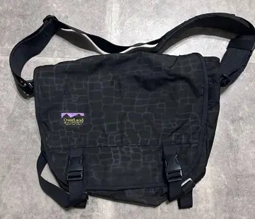 90's OverLand 스파이더 패턴 메신저 백