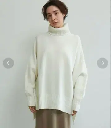 GALLARDAGALANTE 백슬릿 터틀 니트