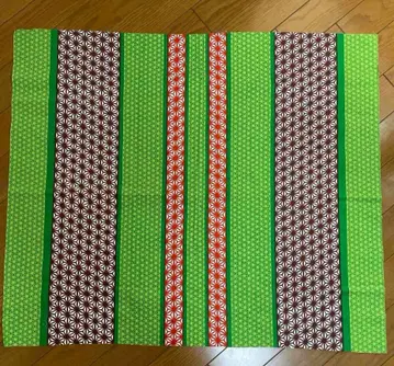 기하학 패턴 반폭 오비 코튼