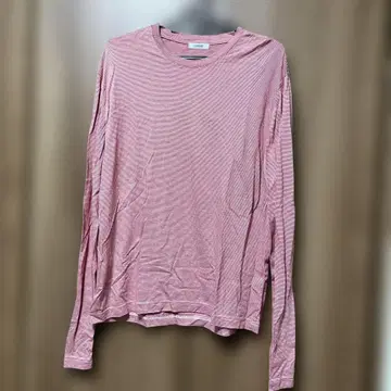 COUDRE 쿠두르 빨간색 보더 긴팔 롱T 카네코 아야