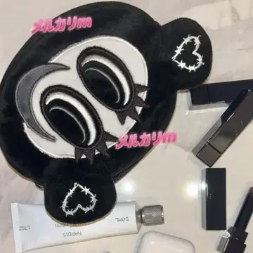 익명 배송 모노톤 나카무라 군 페이스 파우치 ANGEL BLUE 나루미야