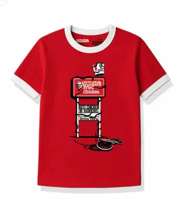 STRANGER THINGS KFC 켄터키 T셔츠 M사이즈