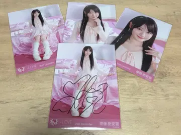 사이토 쥬아라 이코러브 러브송 재킷 사진 브로마이드 컴프 히키 친필