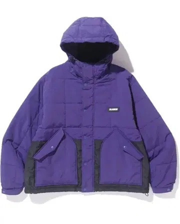 XLARGE 퍼플 다운 자켓