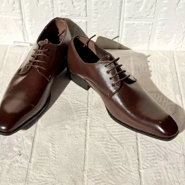 새상품급 ESPERER U칩 비즈니스 슈즈 다크 브라운 25cm