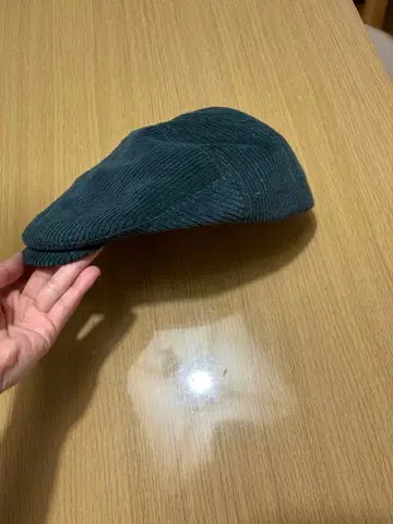 코듀로이 헌팅캡 그린
