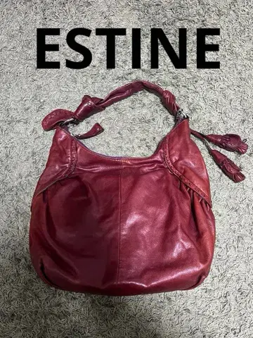 ESTINE 버건디 핸드백