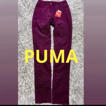 택 포함 새상품 PUMA 푸마 골프 웨어 팬츠 보라색 코듀로이 S