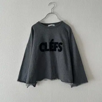 [베이직 스톡] 로고 트레이닝복 맨투맨 그레이