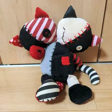 에밀리 더 스트레인지 Emily 머리 두 개 달린 고양이 봉제 인형