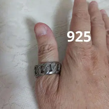 체인 디자인 925 반지