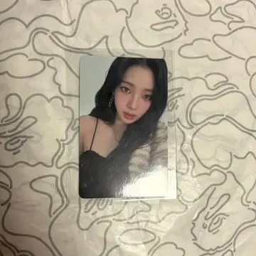 aespa 카리나 회장 한정판 6000엔 이상 구매 혜택 트레이딩 카드