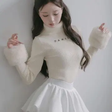 Darich 스무스 퍼 리브 니트탑