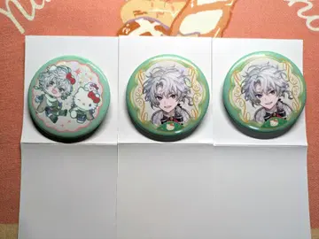 Dytica x 산리오 캐릭터즈 캔뱃지 무라쿠모 카게츠 3종 세트