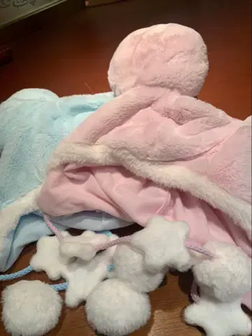 [ 새상품 ] 디즈니 리조트 팬캡 2개 미키 미니 핑크 스카이블루