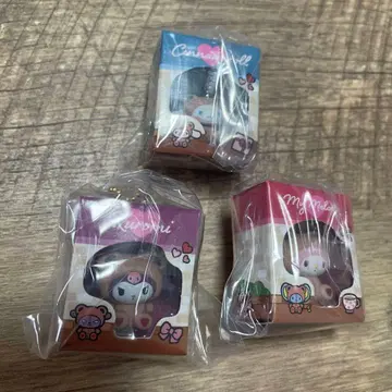 산리오 미니어처 패키지 컬렉션 마이멜로디 시나모롤 쿠로미 3개