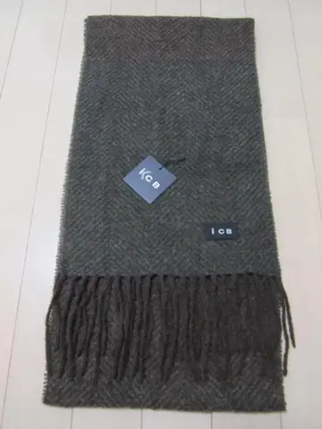 [ 미사용 ] iCB 울 혼방 머플러