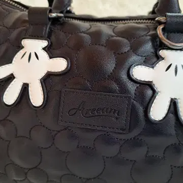 Areeam 디즈니 미키 미니 보스턴 백 블랙