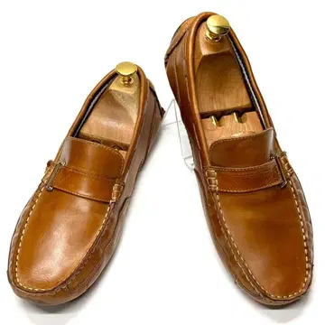 CLARKS 드라이빙 슈즈 몽크 스트랩 캐주얼 슬립온 브라운