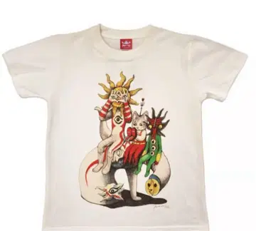 새상품 타로맨 히구치 유코 콜라보 한정판 T셔츠 M사이즈