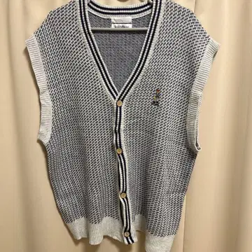 TeddyBear 니트 베스트 V넥