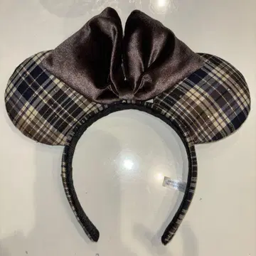 디즈니 머리띠 체크 미니