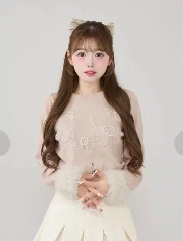 Darich DARICH 로고 펄 니트탑